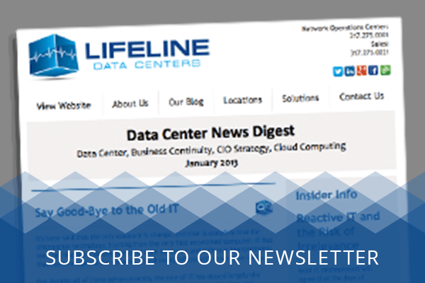 Lifeline Data Centers Newsletter